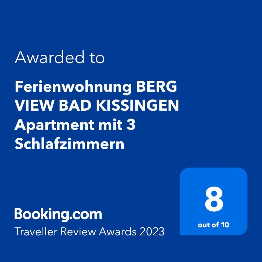 Ferienwohnung Berg View Bad Kissingen Apartment Mit 3 Schlafzimmern Ngoại thất bức ảnh